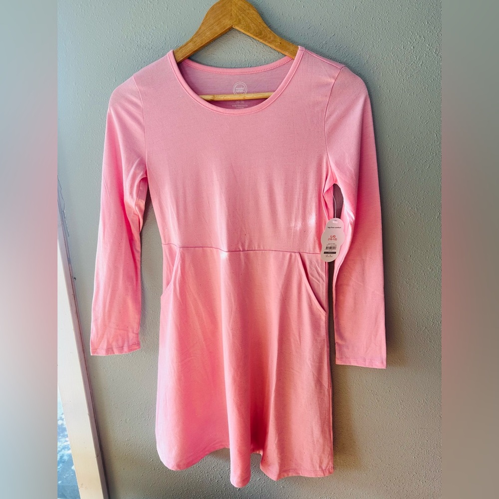 Pink girls dress Walmart
